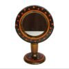 Hand-Painted Wooden Tabletop Vanity Mirror