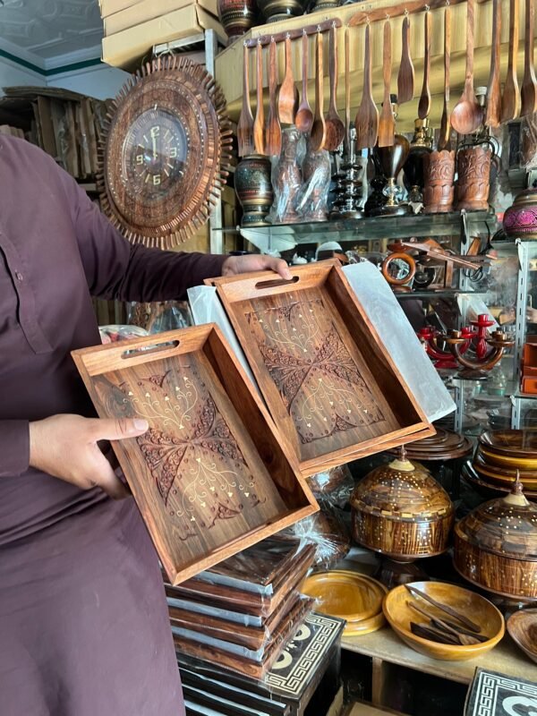 IMG-20251024-WA0009 Handcrafted Wooden Serving Tray Set