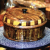 Hand Made Wooden Hot Pot With Steak Bowl