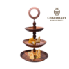 Wooden Cup Cack Stand with brass work