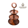 Wooden Cup Cack Stand with brass work