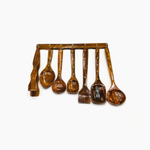 Wooden Kitchen Cutlery Set