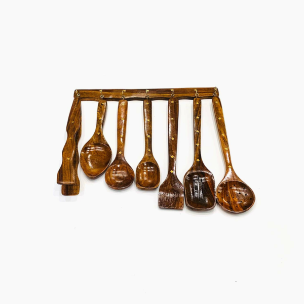 Wooden Kitchen Cutlery Set