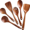 Wooden Spoon Set 7 piece with holder