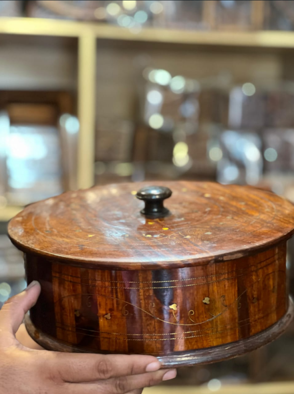Wooden hotpot without steel bowl
